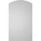 Ekena Millwork Arch Top Surface Mount PVC Gable Vent: Functional, w/ 3-1/2"W x 1"P Standard Frame, 22"W x 38"H GVPAR22X3801SF - alternate 4